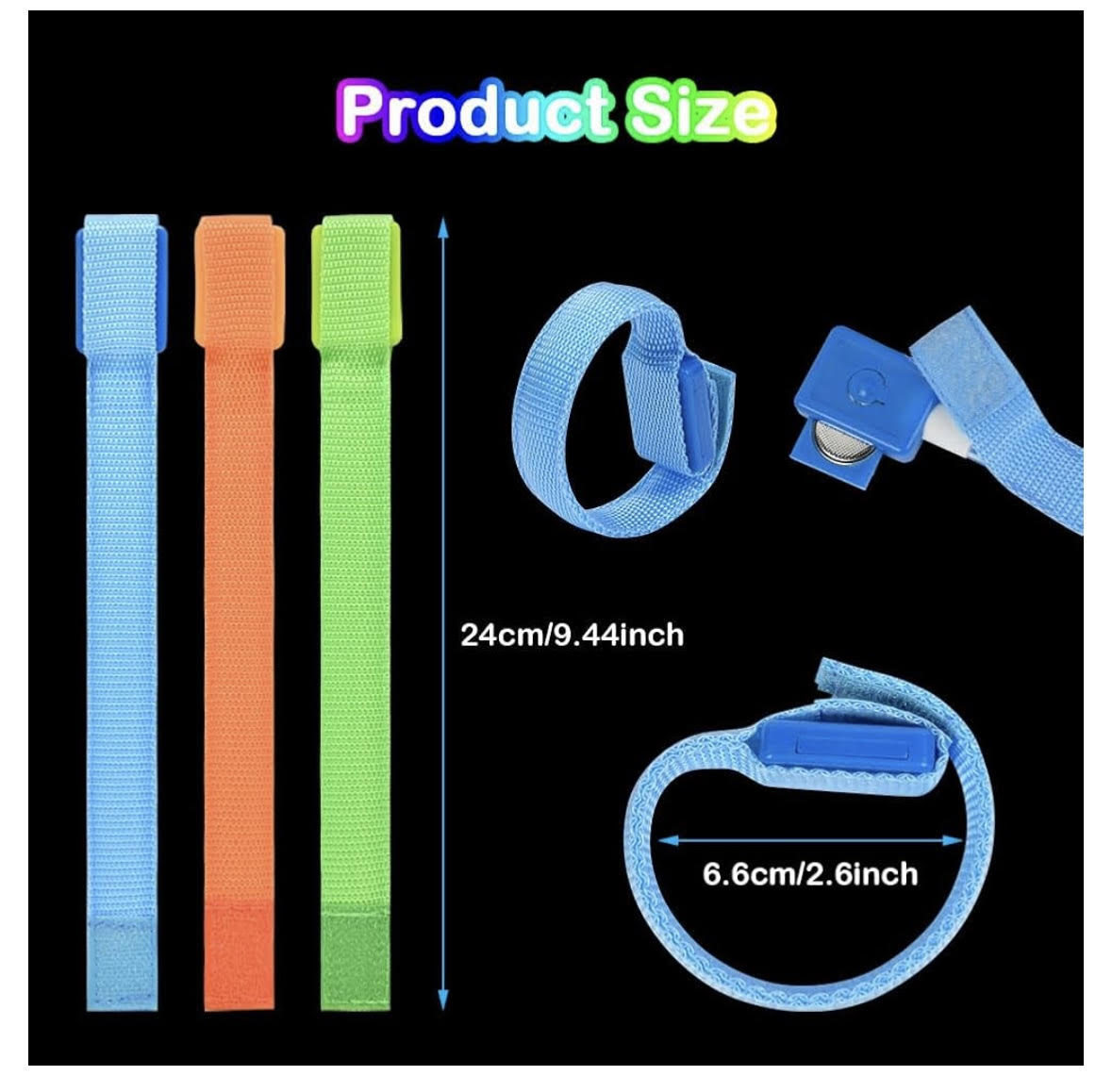 2 Light Up Wristbands