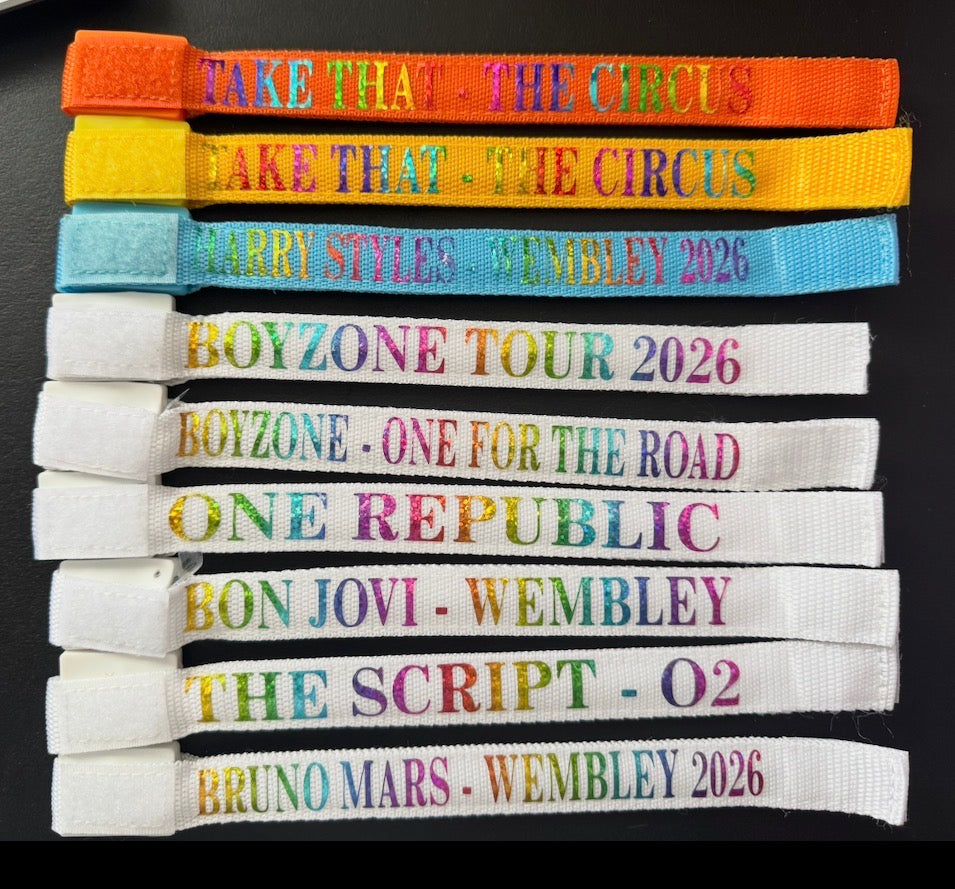 Bespoke Light up wrist bands