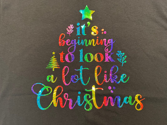 Rainbow Glitter Tree