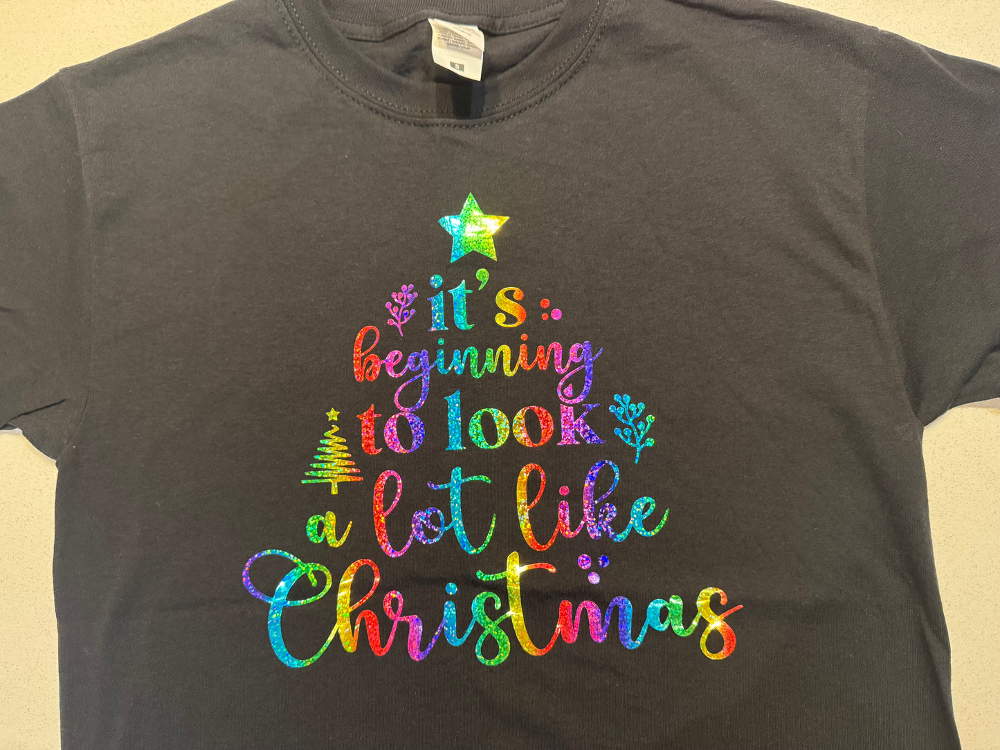 Rainbow Glitter Tree