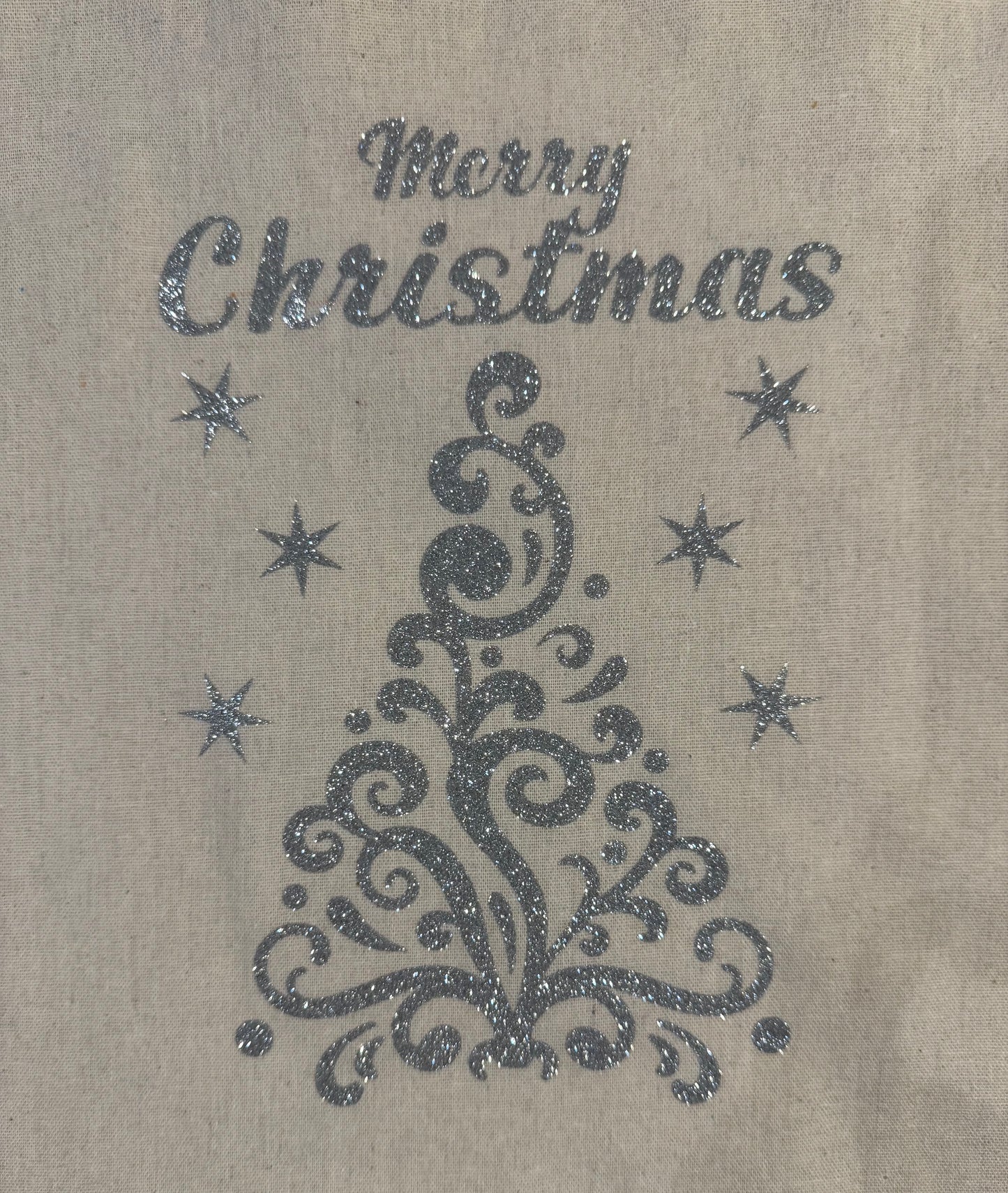 Swirl Christmas Tree Tote Bag