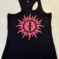 Racer Back Vest Top with Neon Full Sun