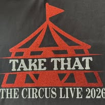 Red Glitter Circus Tent TT